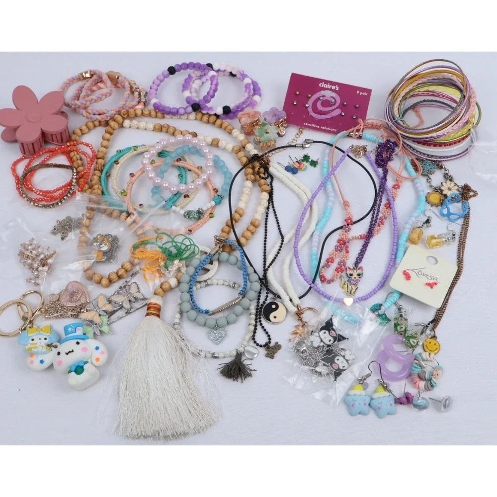 Wearable Fashion Jewelry Mixed Lot TWEEN Teen‎ Kitschy Dainty Retro 55+